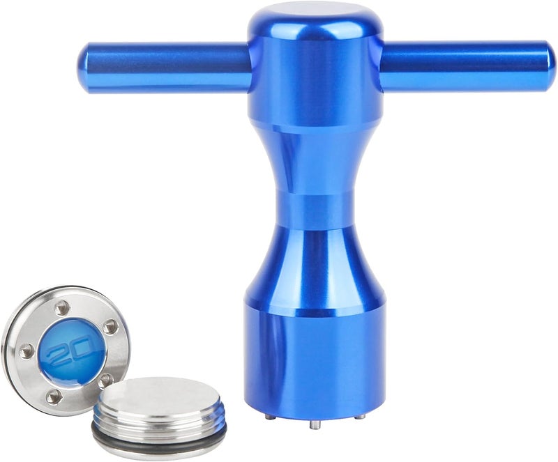 FoFoFo Golf Putter Weights Compatible with Scotty Cameron 2pcs Blue 5g/10g/15g/20g/25g/30g/35g/40g/45g with Wrench Kit Set Compatible with Titleist Scotty Cameron Putter Newport - Image 1
